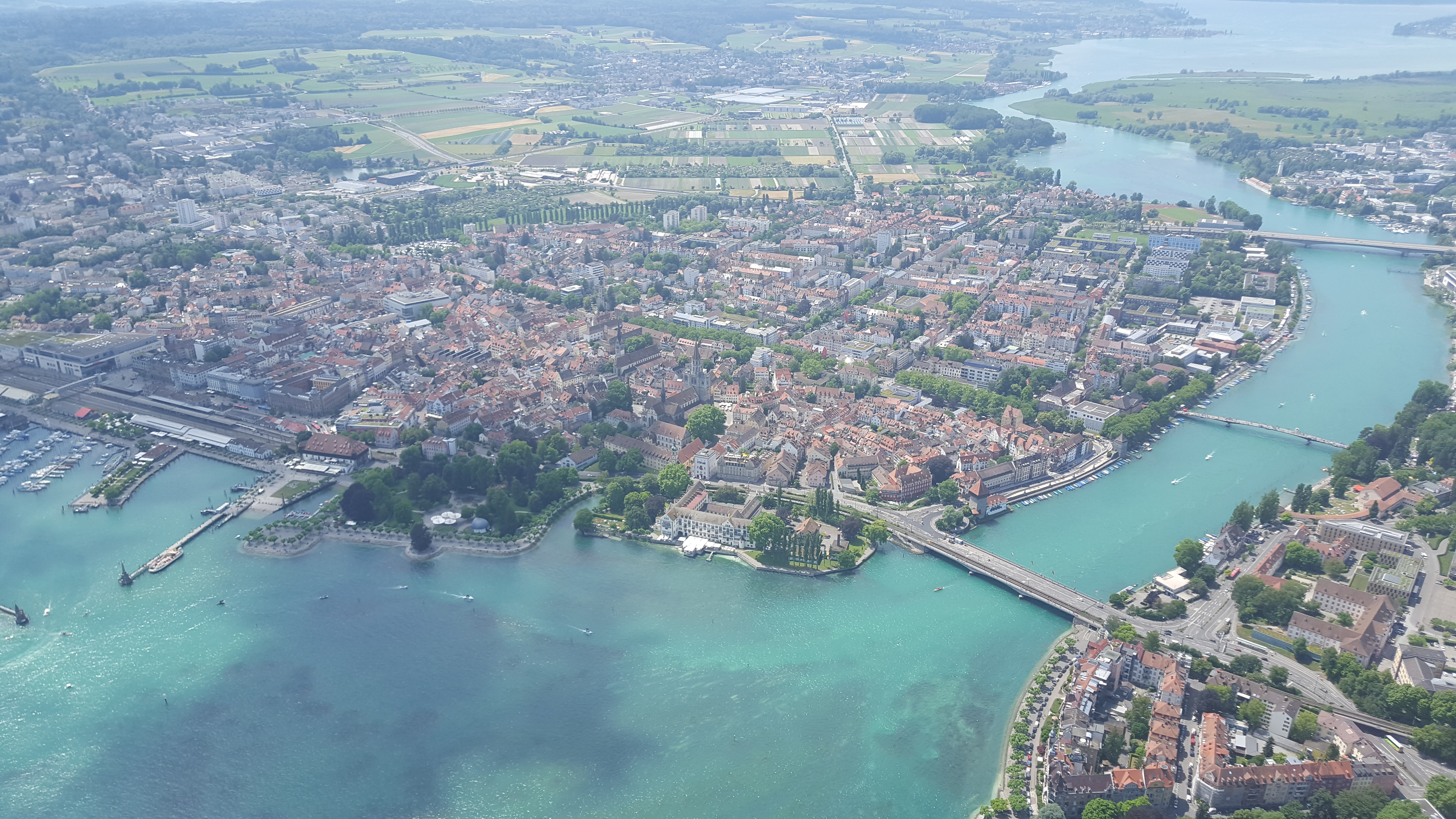 Konstanz aus der Luft